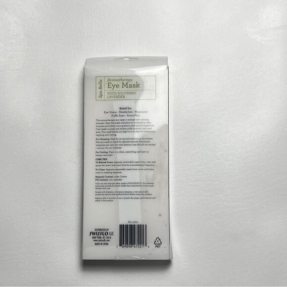 Spa Bello Aromatherapy Eye Mask With Soothing Lavender - Picture 2 of 8